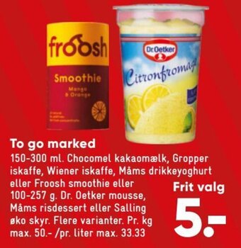 Bilka To Go Marked tilbud