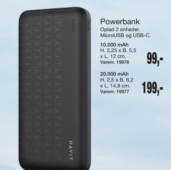 Harald Nyborg Powerbank tilbud