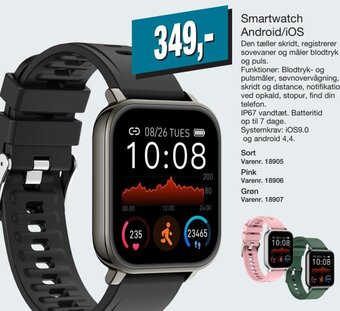 Harald Nyborg Smartwatch Android/iOS tilbud