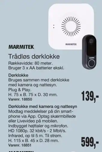Harald Nyborg Trådløs Dørlokke tilbud