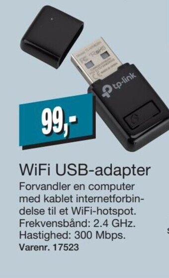 Harald Nyborg WiFi USB-adapter tilbud