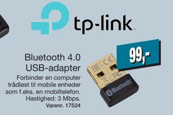 Harald Nyborg Bluetooth 4.0 USB-adapter tilbud