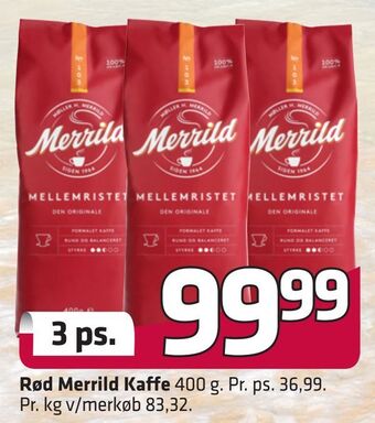 Fleggaard Rød merrild kaffe tilbud