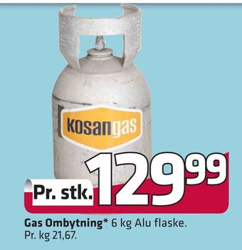 Fleggaard Gas ombytning tilbud