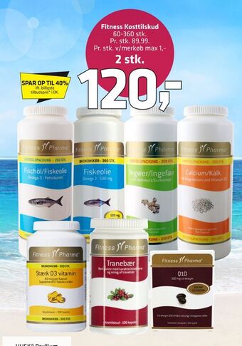 Fleggaard Fitness kosttilskud tilbud