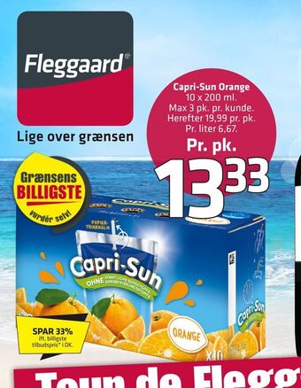 Fleggaard Capri-sun orange tilbud