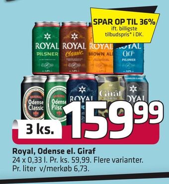 Fleggaard Royal, odense el. giraf tilbud