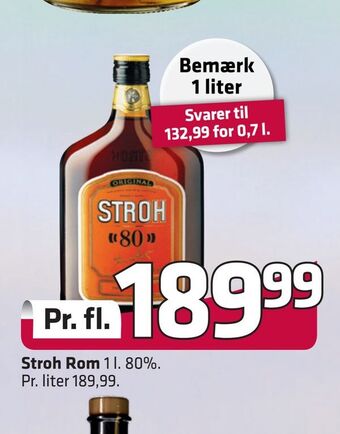 Fleggaard Stroh rom tilbud