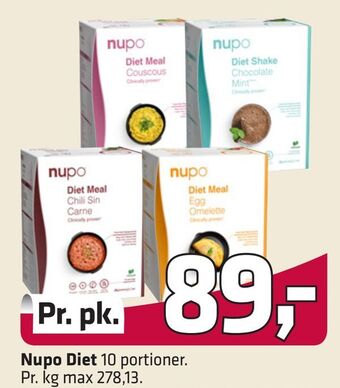 Fleggaard Nupo diet tilbud