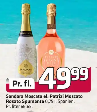 Fleggaard Sandara moscato el. patrizi moscato rosato spumante tilbud
