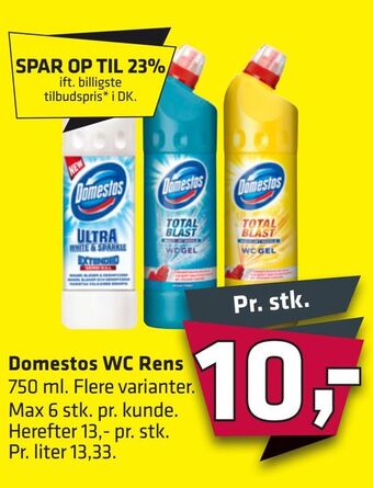 Fleggaard Domestos wc rens tilbud