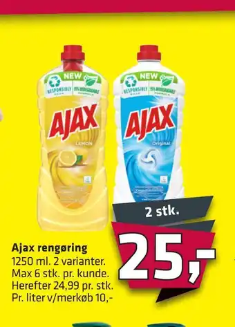 Fleggaard Ajax rengøring tilbud