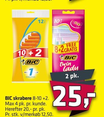 Fleggaard Bic skrabere tilbud