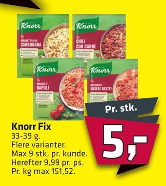 Knorr fix