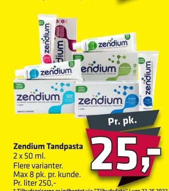 Fleggaard Zendium tandpasta tilbud