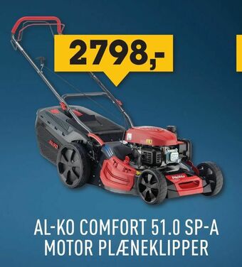 Johannes Fog Al-ko comfort 51,0 sp-a motor plæneklipper tilbud