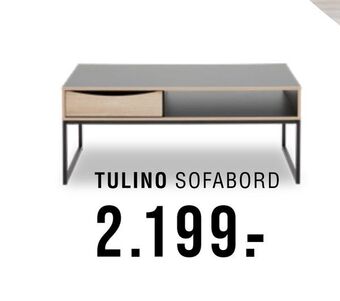 Ilva Tulino sofabord tilbud