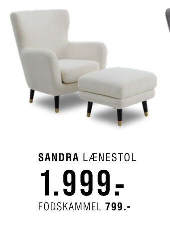 Ilva Sandra lænestol tilbud