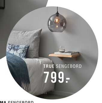 Ilva True sengebord tilbud