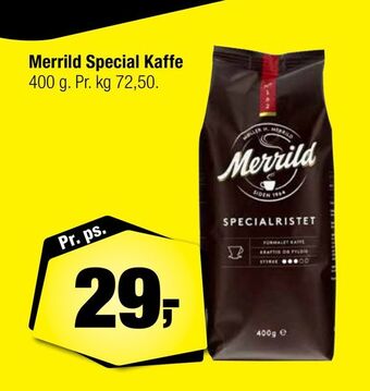 Calle Merrild special kaffe tilbud