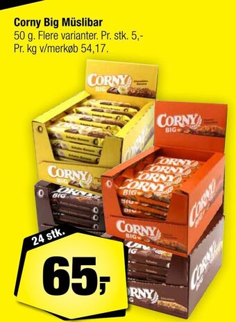 Calle Corny big müslibar tilbud