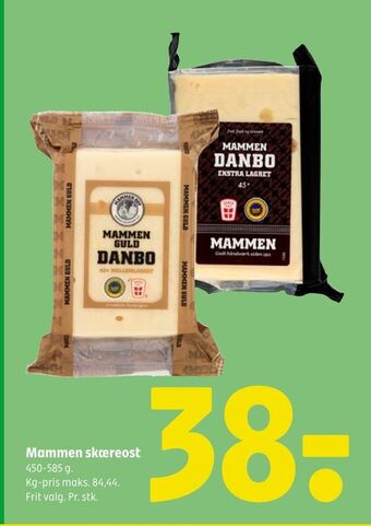 Coop 365 Mammen skæreost tilbud