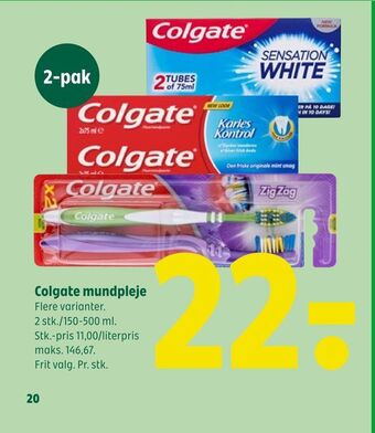 Coop 365 Colgate mundpleje tilbud