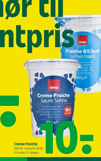 Coop 365 Creme fraiche tilbud