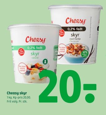 Coop 365 Cheasy skyr tilbud