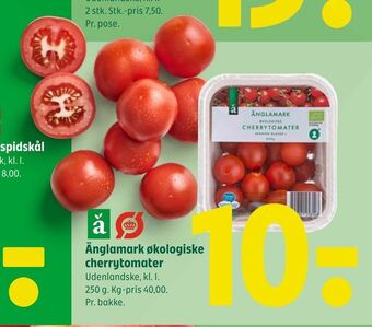 Coop 365 Änglamark økologiske cherrytomater tilbud