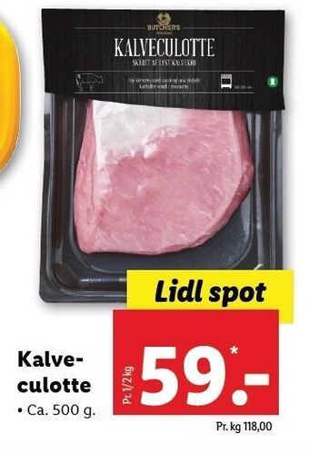Lidl Kalveculotte tilbud