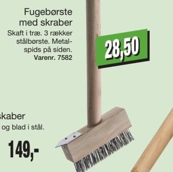 Harald Nyborg Fugebørste med skraber tilbud