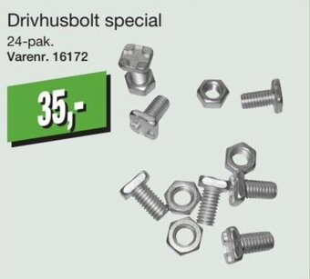 Harald Nyborg Drivhusbolt special tilbud