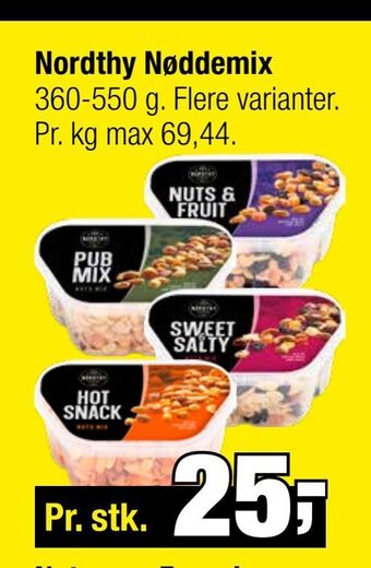 Calle Nordthy nøddemix tilbud
