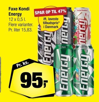 Calle Faxe kondi energy tilbud