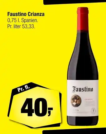 Calle Faustino crianza tilbud