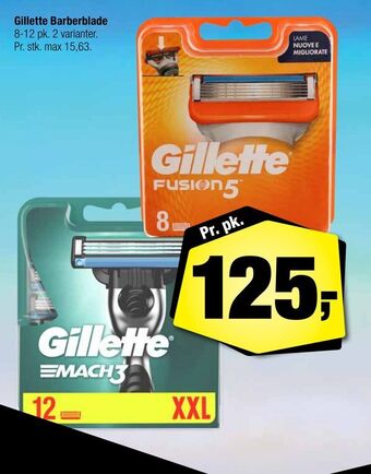 Calle Gillette barberblade tilbud
