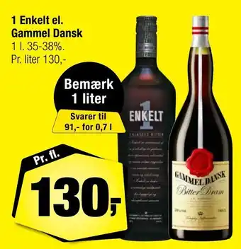 Calle 1 enkelt el. gammel dansk tilbud