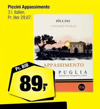 Calle Piccini appassimento tilbud