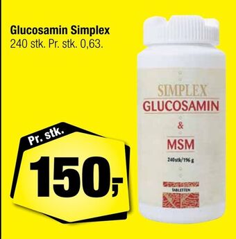 Calle Glucosamin simplex tilbud