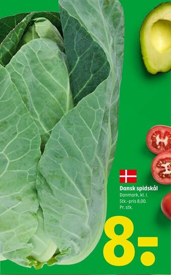 Coop 365 Dansk spidskål tilbud