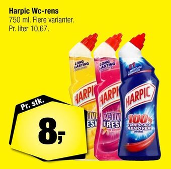 Calle Harpic wc-rens tilbud