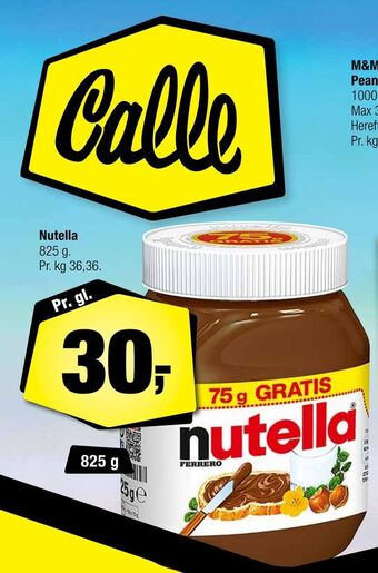 Calle Nutella tilbud