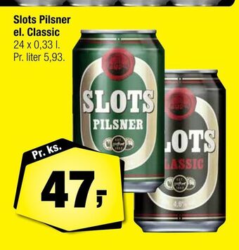 Calle Slots pilsner el. classic tilbud