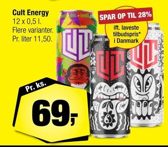 Calle Cult energy tilbud