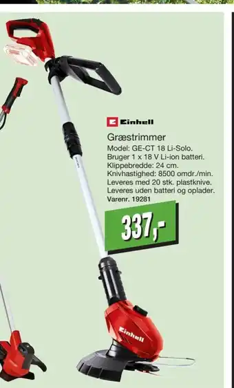 Harald Nyborg Einhell Græstrimmer tilbud