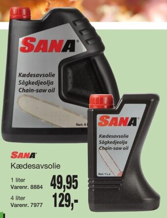 Sana Kædesavsolie