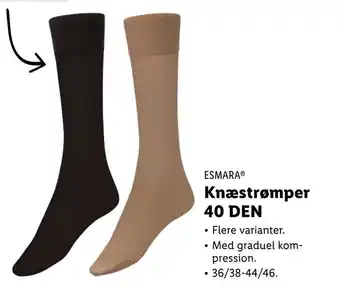 Lidl Knæstrømper tilbud