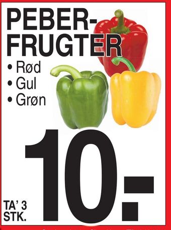 ABC Lavpris Peberfrugter tilbud