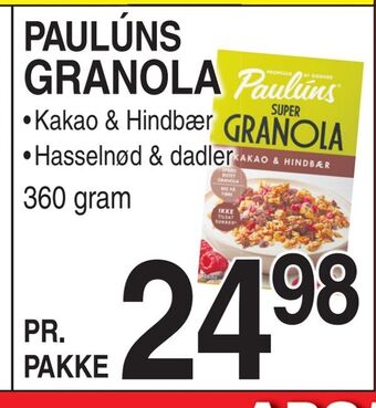 ABC Lavpris Granola tilbud
